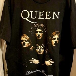 Like New Iconic Queen Bohemian Rhapsody Black XL Shirt